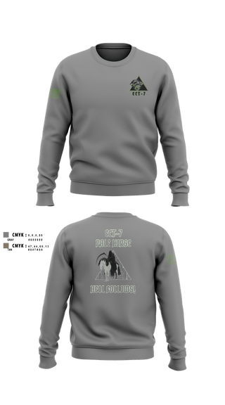 Crew Neck Sweatshirt, ECT-7, 11 CYBN, Army, Teamtime, Team time, sublimation, custom sports apparel, team uniforms, spirit wear, spiritwear, sports uniforms, custom shirts, team store, custom team store, fundraiser sports, apparel fundraiser