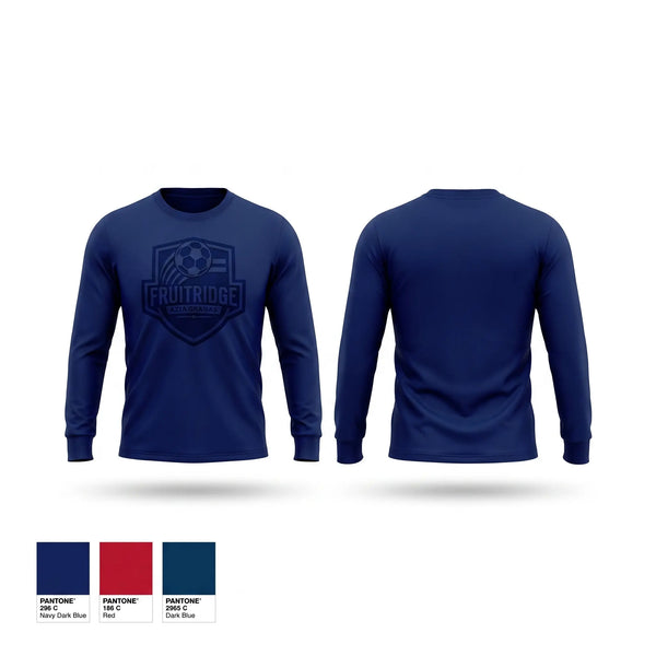 Long Sleeve Performance Shirt, Fruitridge azulgranas, Men's Soccer, Teamtime, Team time, sublimation, custom sports apparel, team uniforms, spirit wear, spiritwear, sports uniforms, custom shirts, team store, custom team store, fundraiser sports, apparel fundraiser