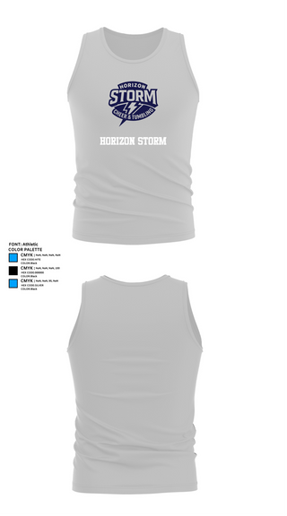 Tank Top, Horizon Storm, Cheer, Teamtime, Team time, sublimation, custom sports apparel, team uniforms, spirit wear, spiritwear, sports uniforms, custom shirts, team store, custom team store, fundraiser sports, apparel fundraiser