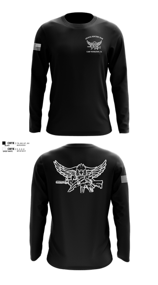 Long Sleeve Performance Shirt, Special Reaction Team, Marines, Teamtime, Team time, sublimation, custom sports apparel, team uniforms, spirit wear, spiritwear, sports uniforms, custom shirts, team store, custom team store, fundraiser sports, apparel fundraiser