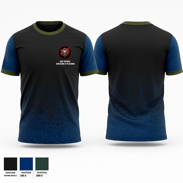 Short Sleeve Performance Shirt, Day Patrol Division A-Platoon, , Teamtime, Team time, sublimation, custom sports apparel, team uniforms, spirit wear, spiritwear, sports uniforms, custom shirts, team store, custom team store, fundraiser sports, apparel fundraiser