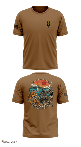 Old School Cotton Feel Shirt, USS FRANK E PETERSEN JR, Navy, Teamtime, Team time, sublimation, custom sports apparel, team uniforms, spirit wear, spiritwear, sports uniforms, custom shirts, team store, custom team store, fundraiser sports, apparel fundraiser
