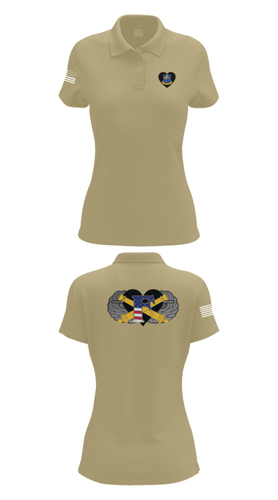 Freedom BTRY, 1-320th FAR 56639766 Women's Short Sleeve Performance Polo  - 95