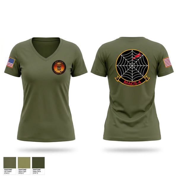 Womens Short Sleeve Vneck Shirt, Air Traffic Control Company M, Marines, Teamtime, Team time, sublimation, custom sports apparel, team uniforms, spirit wear, spiritwear, sports uniforms, custom shirts, team store, custom team store, fundraiser sports, apparel fundraiser
