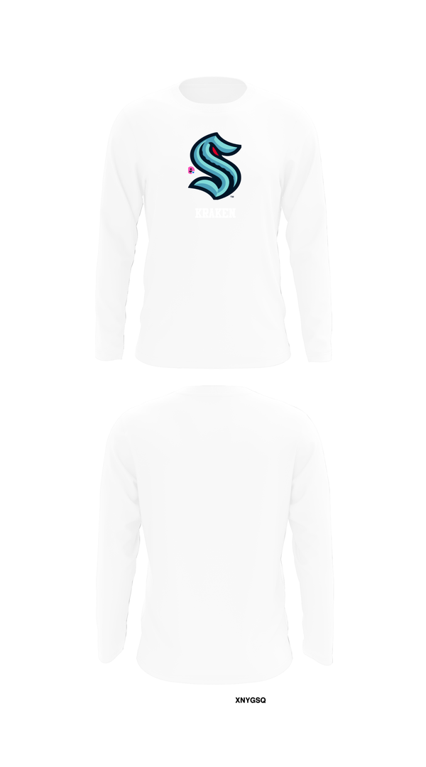 Long Sleeve Performance Shirt, Kraken, Ice Hockey, Teamtime, Team time, sublimation, custom sports apparel, team uniforms, spirit wear, spiritwear, sports uniforms, custom shirts, team store, custom team store, fundraiser sports, apparel fundraiser