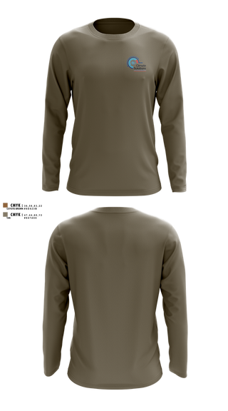 Long Sleeve Performance Shirt, Climate Solutions Air conditioning & Refrigeration LLC, , Teamtime, Team time, sublimation, custom sports apparel, team uniforms, spirit wear, spiritwear, sports uniforms, custom shirts, team store, custom team store, fundraiser sports, apparel fundraiser