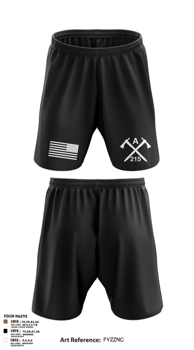 CAT 215 64417206 Athletic Shorts With Pockets - 6