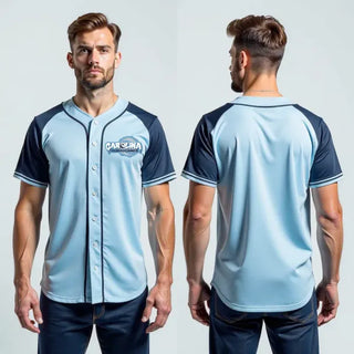 Full Button Baseball Jersey, Carolina Hurricanes, Baseball, Teamtime, Team time, sublimation, custom sports apparel, team uniforms, spirit wear, spiritwear, sports uniforms, custom shirts, team store, custom team store, fundraiser sports, apparel fundraiser