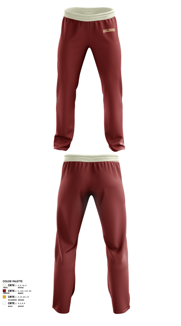 Sweatpants, Bulldogs, Men's Basketball, Teamtime, Team time, sublimation, custom sports apparel, team uniforms, spirit wear, spiritwear, sports uniforms, custom shirts, team store, custom team store, fundraiser sports, apparel fundraiser