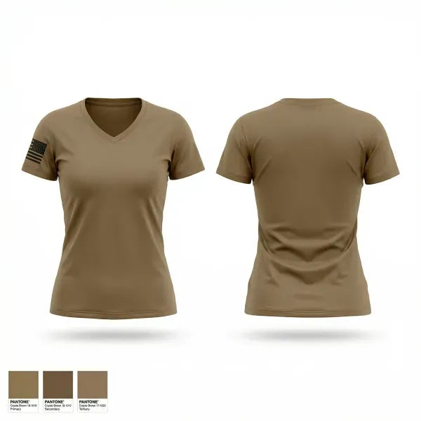 Womens Short Sleeve Vneck Shirt, 1-101FA, National Guard, Teamtime, Team time, sublimation, custom sports apparel, team uniforms, spirit wear, spiritwear, sports uniforms, custom shirts, team store, custom team store, fundraiser sports, apparel fundraiser