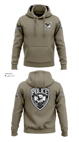 Hoodie, Blackhawk Police, Police, Teamtime, Team time, sublimation, custom sports apparel, team uniforms, spirit wear, spiritwear, sports uniforms, custom shirts, team store, custom team store, fundraiser sports, apparel fundraiser