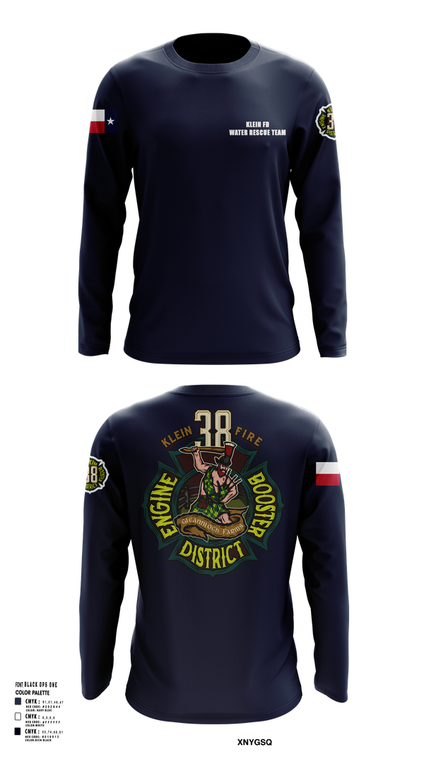 Long Sleeve Performance Shirt, Klein Fire 38, Fire Department, Teamtime, Team time, sublimation, custom sports apparel, team uniforms, spirit wear, spiritwear, sports uniforms, custom shirts, team store, custom team store, fundraiser sports, apparel fundraiser