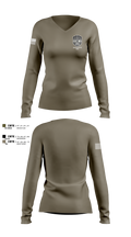 Bradenton PD Swat 16994731 Women's Long Sleeve V-neck Shirt - 4