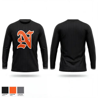 Long Sleeve Performance Shirt, Normandy Invaders, Baseball, Teamtime, Team time, sublimation, custom sports apparel, team uniforms, spirit wear, spiritwear, sports uniforms, custom shirts, team store, custom team store, fundraiser sports, apparel fundraiser