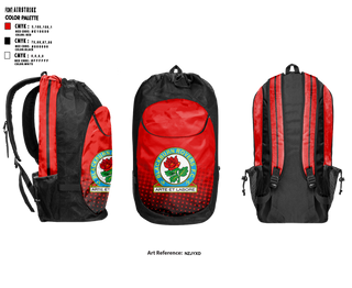 Gear Bag, Blackburn Rovers, Men's Soccer, Teamtime, Team time, sublimation, custom sports apparel, team uniforms, spirit wear, spiritwear, sports uniforms, custom shirts, team store, custom team store, fundraiser sports, apparel fundraiser