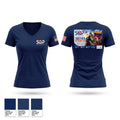 SWP Women's Short Sleeve V-neck Shirt - 1