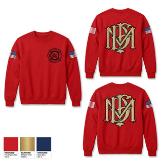 Crew Neck Sweatshirt, Mountain Fire Department, Fire Department, Teamtime, Team time, sublimation, custom sports apparel, team uniforms, spirit wear, spiritwear, sports uniforms, custom shirts, team store, custom team store, fundraiser sports, apparel fundraiser