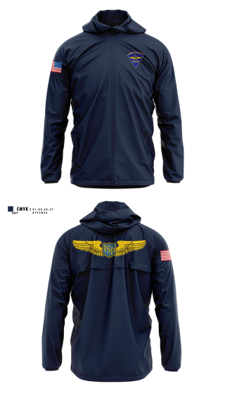 Windbreaker, Indiana State Police Aviation Unit, Police, Teamtime, Team time, sublimation, custom sports apparel, team uniforms, spirit wear, spiritwear, sports uniforms, custom shirts, team store, custom team store, fundraiser sports, apparel fundraiser