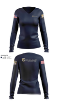 Deming PD Women's Long Sleeve V-neck Shirt - 21