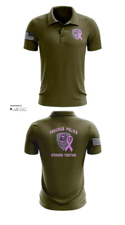 Tesuque Police Dept 47912639 Short Sleeve Performance Polo - 23