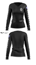 Armored Knights Women's Long Sleeve V-neck Shirt - 13