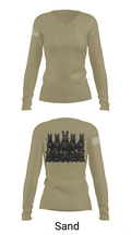 4th ID 54560452 Women's Long Sleeve V-neck Shirt - 97