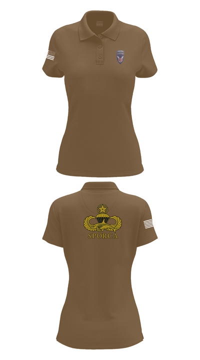 HHC, 725th BSB, 2/11 ABN 60450705 Women's Short Sleeve Performance Polo  - 15