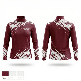 Quarter Zip Jacket, Toms River High School South, Women's Lacrosse, Teamtime, Team time, sublimation, custom sports apparel, team uniforms, spirit wear, spiritwear, sports uniforms, custom shirts, team store, custom team store, fundraiser sports, apparel fundraiser