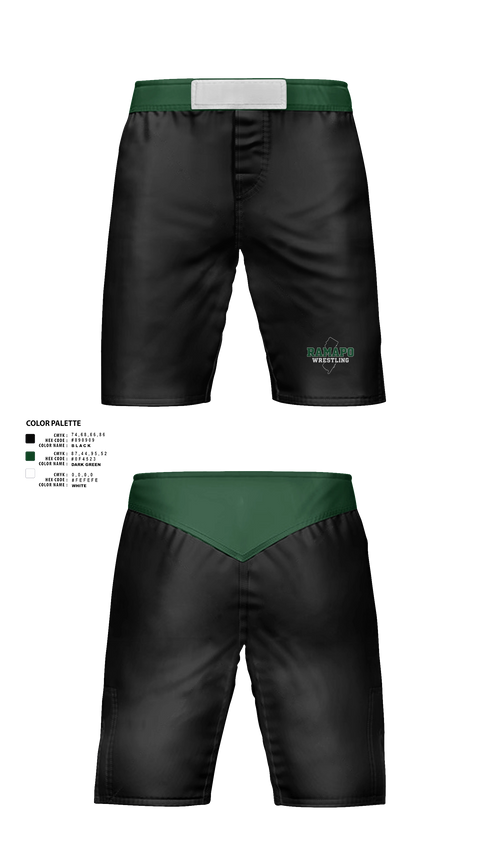 Fight Shorts, Ramapo Raiders, Wrestling, Teamtime, Team time, sublimation, custom sports apparel, team uniforms, spirit wear, spiritwear, sports uniforms, custom shirts, team store, custom team store, fundraiser sports, apparel fundraiser