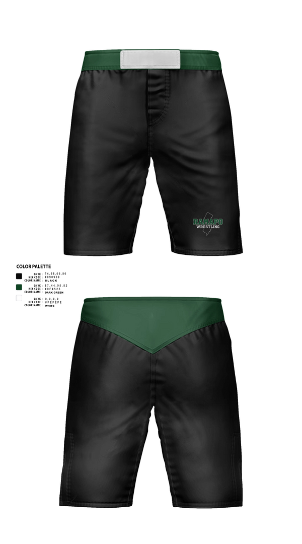 Fight Shorts, Ramapo Raiders, Wrestling, Teamtime, Team time, sublimation, custom sports apparel, team uniforms, spirit wear, spiritwear, sports uniforms, custom shirts, team store, custom team store, fundraiser sports, apparel fundraiser