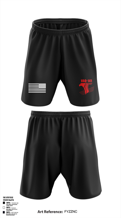 Vaq-141 77163504 Athletic Shorts With Pockets - 1