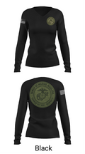 Charlie PLT 1051 96363739 Women's Long Sleeve V-neck Shirt - 37