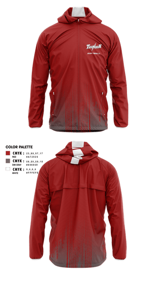 Windbreaker, Thunder, Softball, Teamtime, Team time, sublimation, custom sports apparel, team uniforms, spirit wear, spiritwear, sports uniforms, custom shirts, team store, custom team store, fundraiser sports, apparel fundraiser