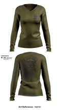 Rockdale SWAT 39219913 Women's Long Sleeve V-neck Shirt - 2