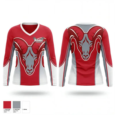 Suitland High School Lacrosse 14893066 Women's Long Sleeve V-neck Shirt - 1