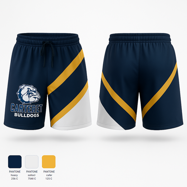 Athletic Shorts With Pockets, CARTERET BULLDOGS, , Teamtime, Team time, sublimation, custom sports apparel, team uniforms, spirit wear, spiritwear, sports uniforms, custom shirts, team store, custom team store, fundraiser sports, apparel fundraiser