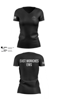 East Moriches Community Ambulance 82979004 Women's Short Sleeve V-neck Shirt - 102