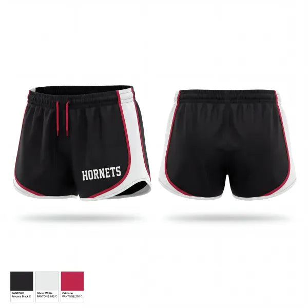 Womens Shorts, Hornets, , Teamtime, Team time, sublimation, custom sports apparel, team uniforms, spirit wear, spiritwear, sports uniforms, custom shirts, team store, custom team store, fundraiser sports, apparel fundraiser