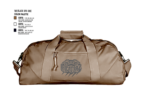 Duffle Bag, Alligator Alcatraz, , Teamtime, Team time, sublimation, custom sports apparel, team uniforms, spirit wear, spiritwear, sports uniforms, custom shirts, team store, custom team store, fundraiser sports, apparel fundraiser