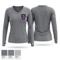 East Franklin Fire Department 88884501 Women's Long Sleeve V-neck Shirt - 1