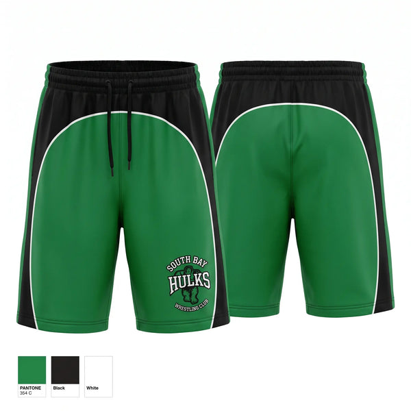 Athletic Shorts With Pockets, South bay Hulks, Wrestling, Teamtime, Team time, sublimation, custom sports apparel, team uniforms, spirit wear, spiritwear, sports uniforms, custom shirts, team store, custom team store, fundraiser sports, apparel fundraiser