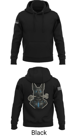 Hoodie, Willoughby K9, Police, Teamtime, Team time, sublimation, custom sports apparel, team uniforms, spirit wear, spiritwear, sports uniforms, custom shirts, team store, custom team store, fundraiser sports, apparel fundraiser