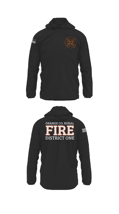 Orange County Rural District 1 Fire Department 66539276 Windbreaker - 21