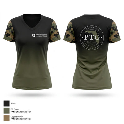 Parabellum Training Group Women's Short Sleeve V-neck Shirt - 1