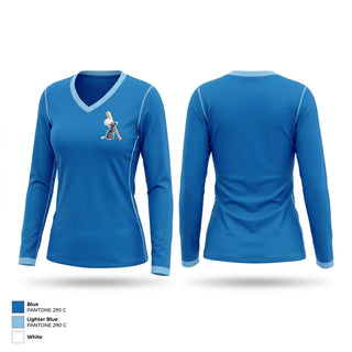 Womens Long Sleeve Vneck Shirt, Batatouille, Softball, Teamtime, Team time, sublimation, custom sports apparel, team uniforms, spirit wear, spiritwear, sports uniforms, custom shirts, team store, custom team store, fundraiser sports, apparel fundraiser