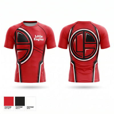 Little Eagles Short Sleeve Rash Guard Shirt - 1
