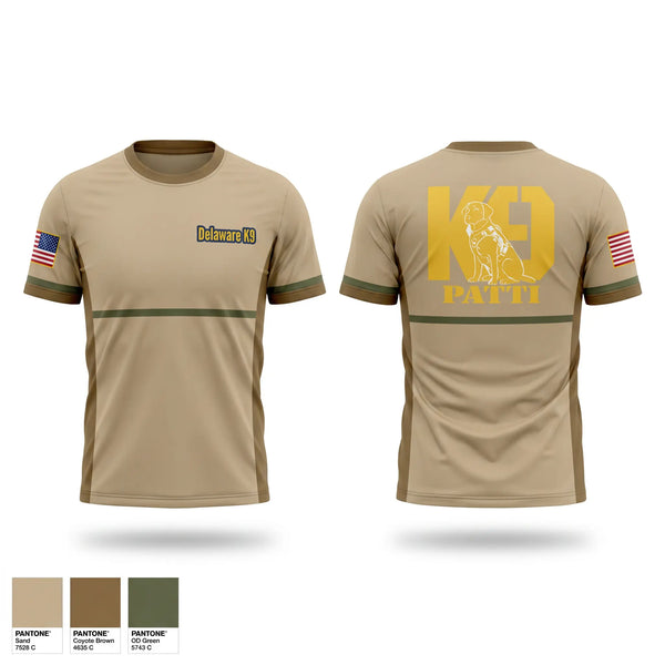 Short Sleeve Performance Shirt, University of Delaware Police Department-K9 Patti, Police, Teamtime, Team time, sublimation, custom sports apparel, team uniforms, spirit wear, spiritwear, sports uniforms, custom shirts, team store, custom team store, fundraiser sports, apparel fundraiser