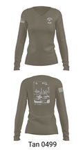 Columbus Division of Police- 8C Company 60108409 Women's Long Sleeve V-neck Shirt - 73