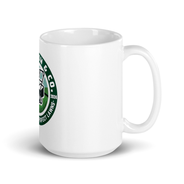 Sam’s Mow & Co. 84604343 White Glossy Mug - Small