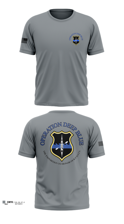Short Sleeve Performance Shirt, Operation Deep Blue, , Teamtime, Team time, sublimation, custom sports apparel, team uniforms, spirit wear, spiritwear, sports uniforms, custom shirts, team store, custom team store, fundraiser sports, apparel fundraiser